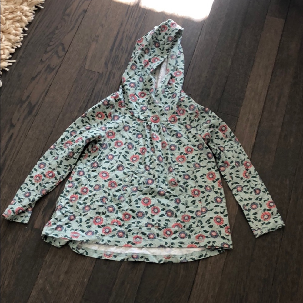 Tea Collection Girls Hooded Twirl Top